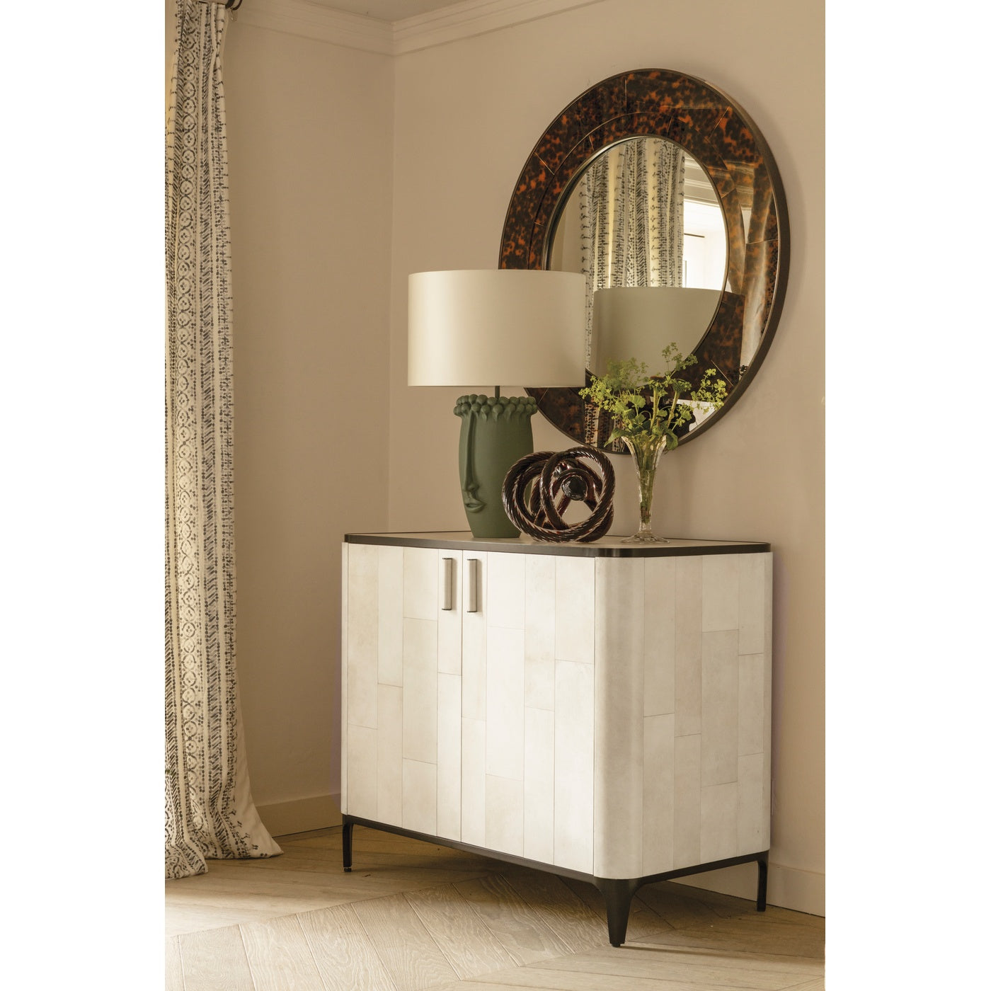 Aventine Parchment Cabinet