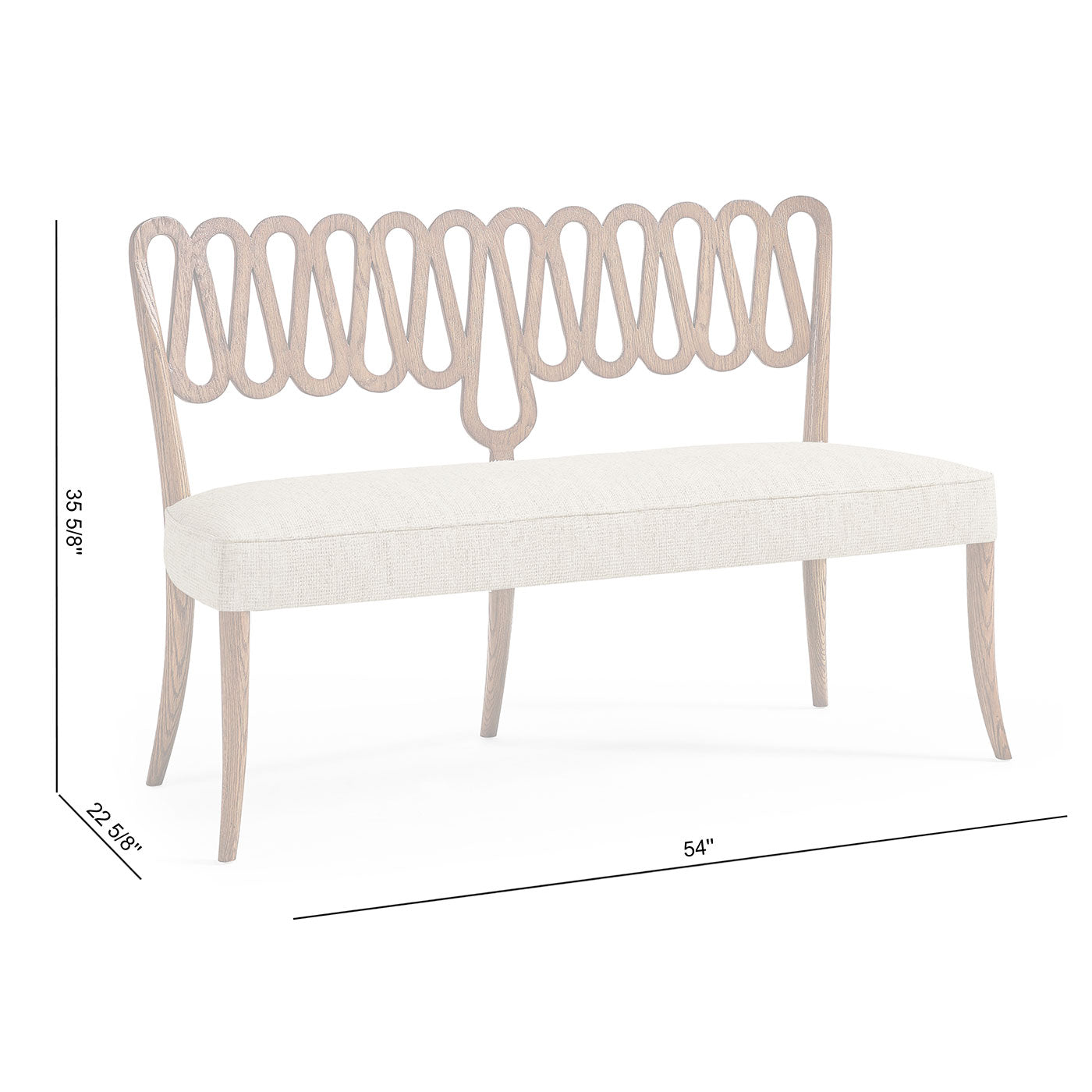 Ampney Toasted Oak Dining Bench