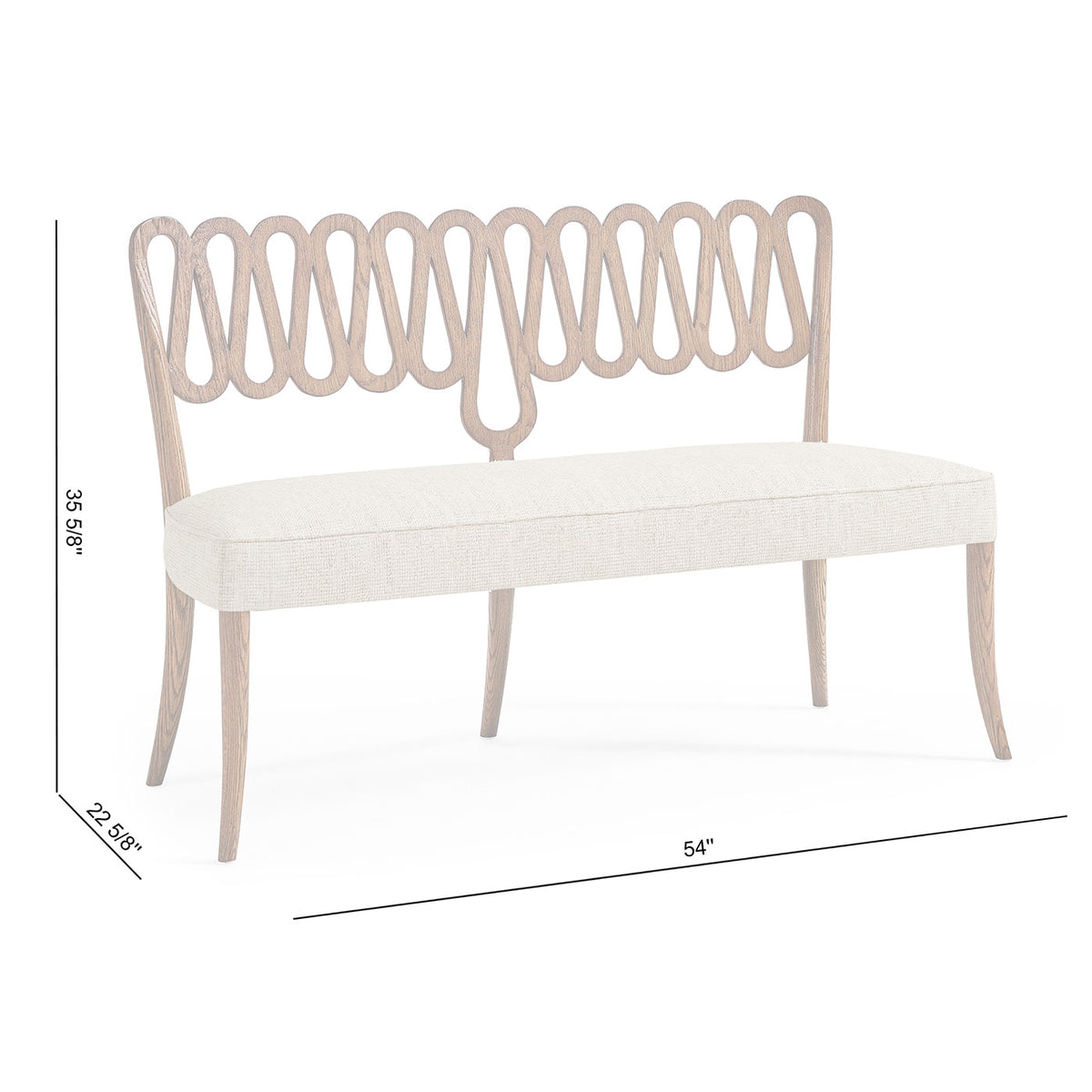Ampney Toasted Oak Dining Bench