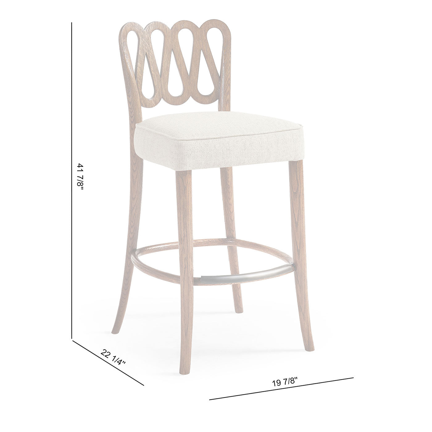 Ampney Toasted Oak Bar Stool