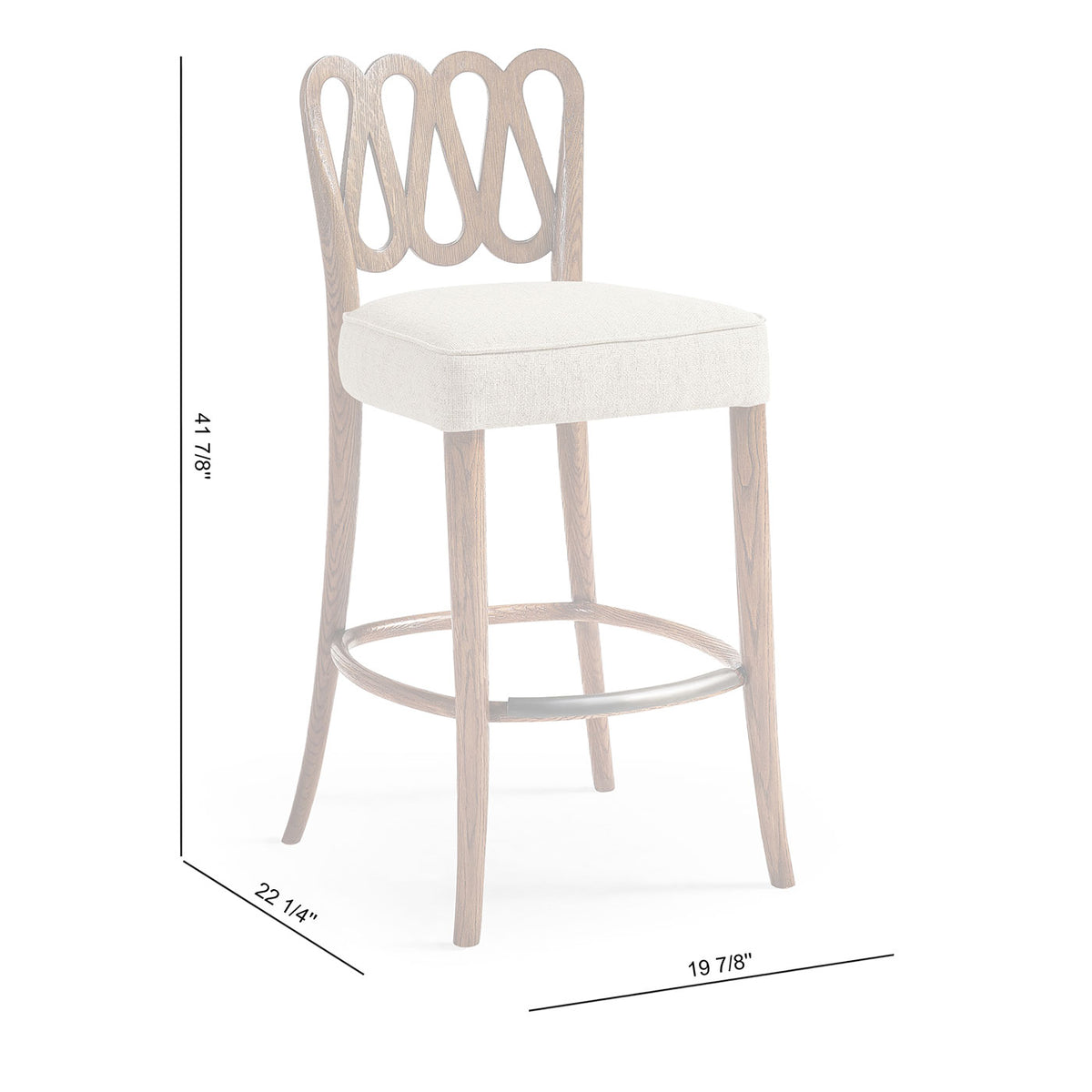 Ampney Toasted Oak Bar Stool