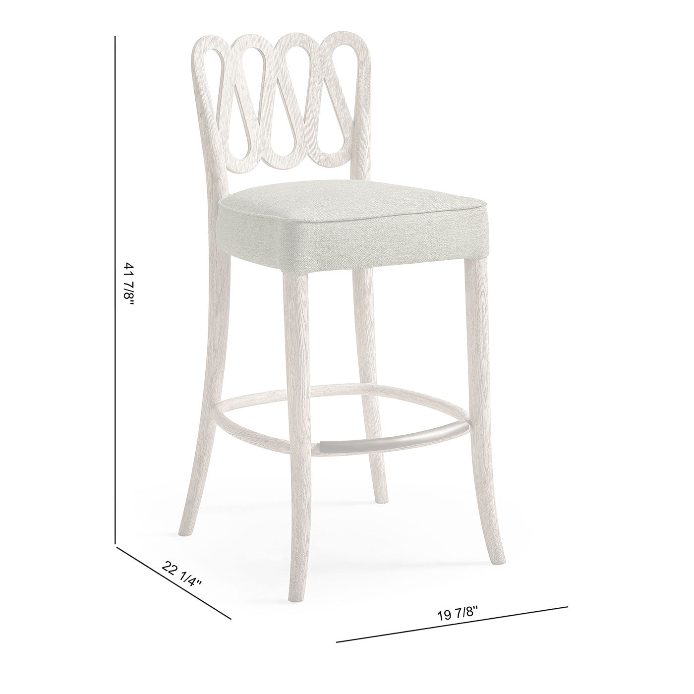 Ampney Grey Oak Bar Stool