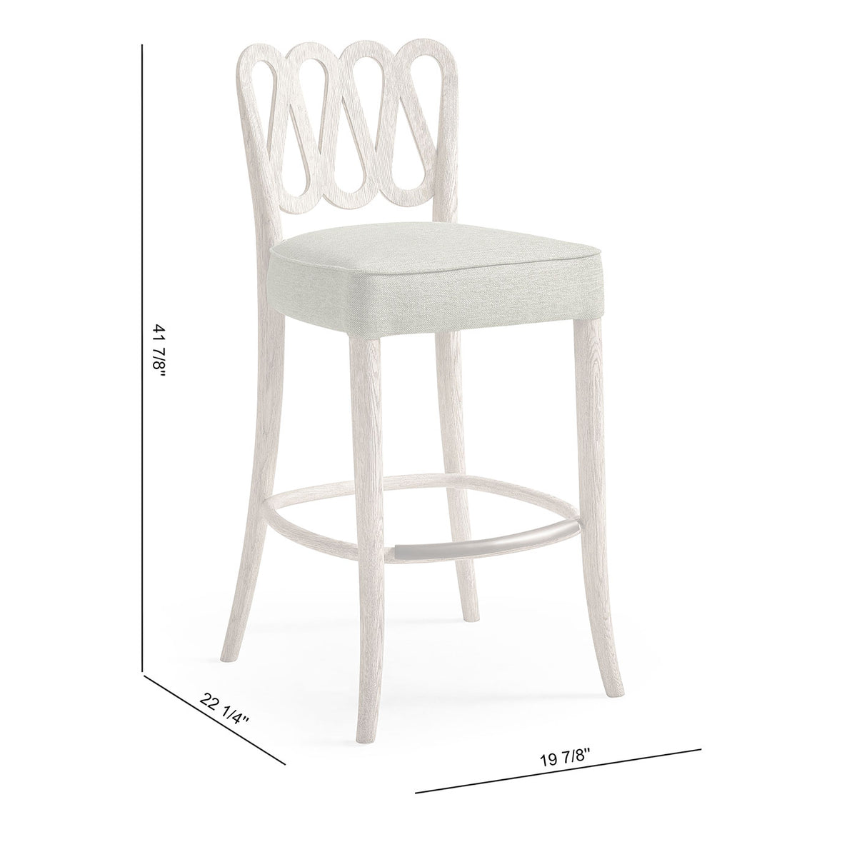 Ampney Grey Oak Bar Stool