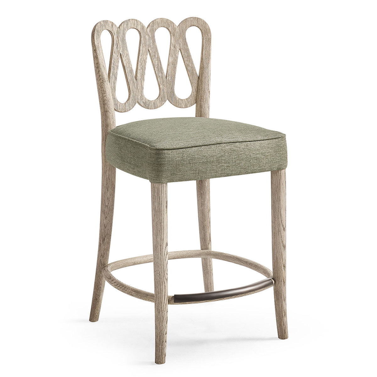 Ampney Grey Oak Counter Stool