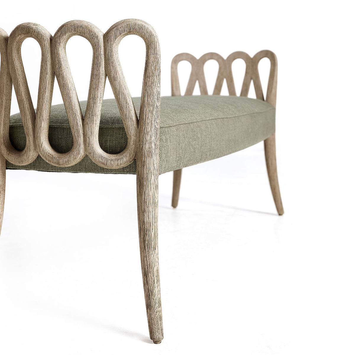 Ampney Grey Oak Bench