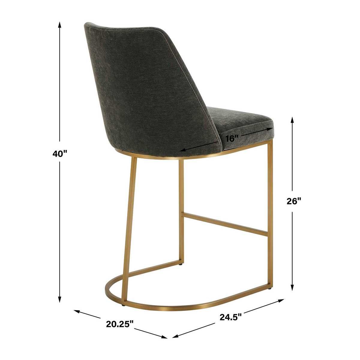 Hanni Counter Stool – Furniture by Uttermost | Sutter & Vale