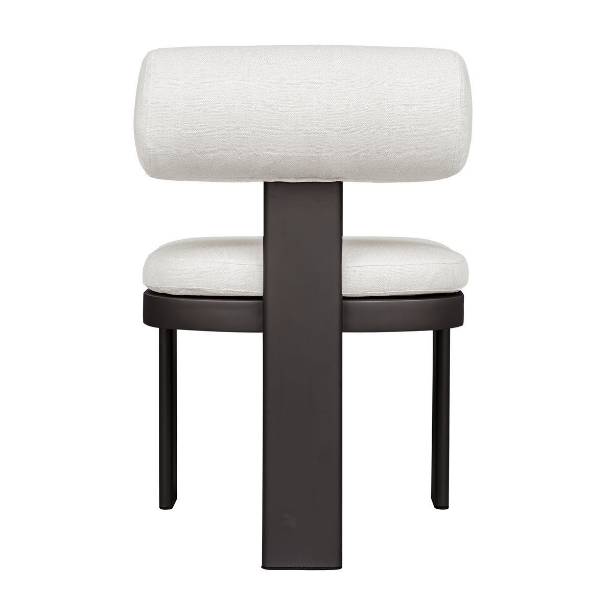 Bolster Back Outdoor Dining Chair, Oyster – Furniture by Uttermost | Sutter & Vale