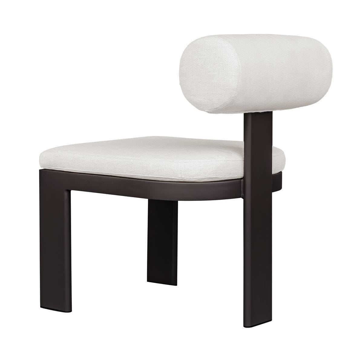 Bolster Back Outdoor Dining Chair, Oyster – Furniture by Uttermost | Sutter & Vale