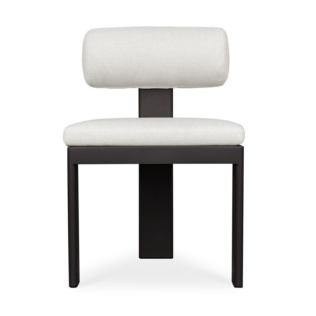 Bolster Back Outdoor Dining Chair, Oyster – Furniture by Uttermost | Sutter & Vale