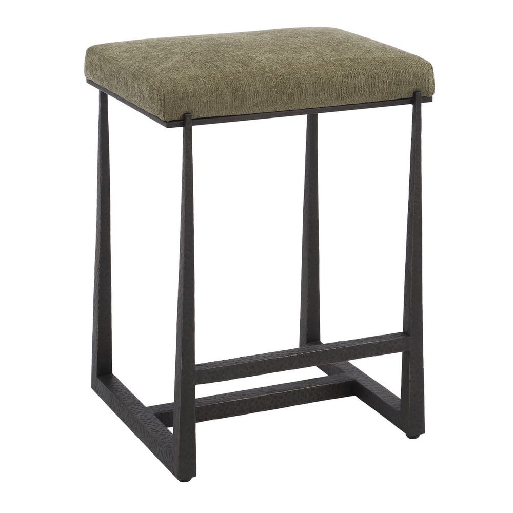 Midas Counter Stool, Bronze/Moss