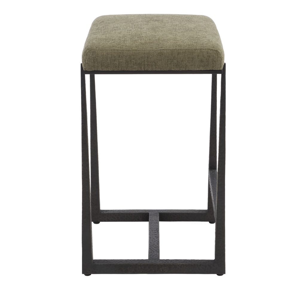 Midas Counter Stool, Bronze/Moss