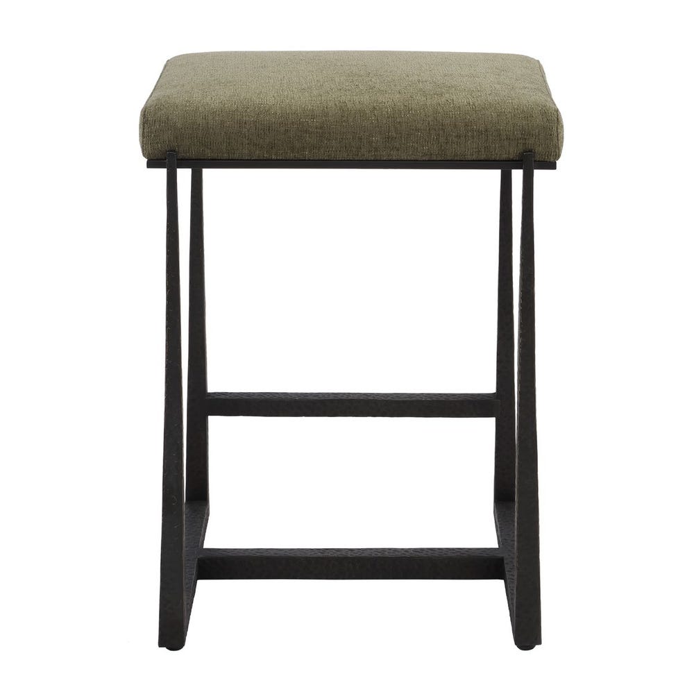 Midas Counter Stool, Bronze/Moss