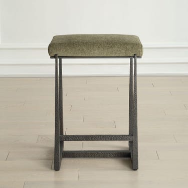 Midas Counter Stool, Bronze/Moss