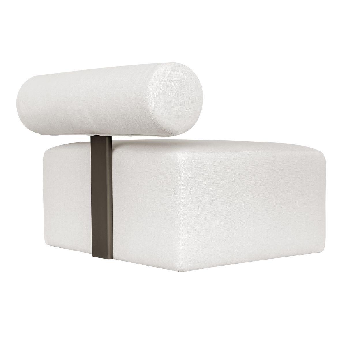 Bolster Back Outdoor Sofa, Armless by Uttermost