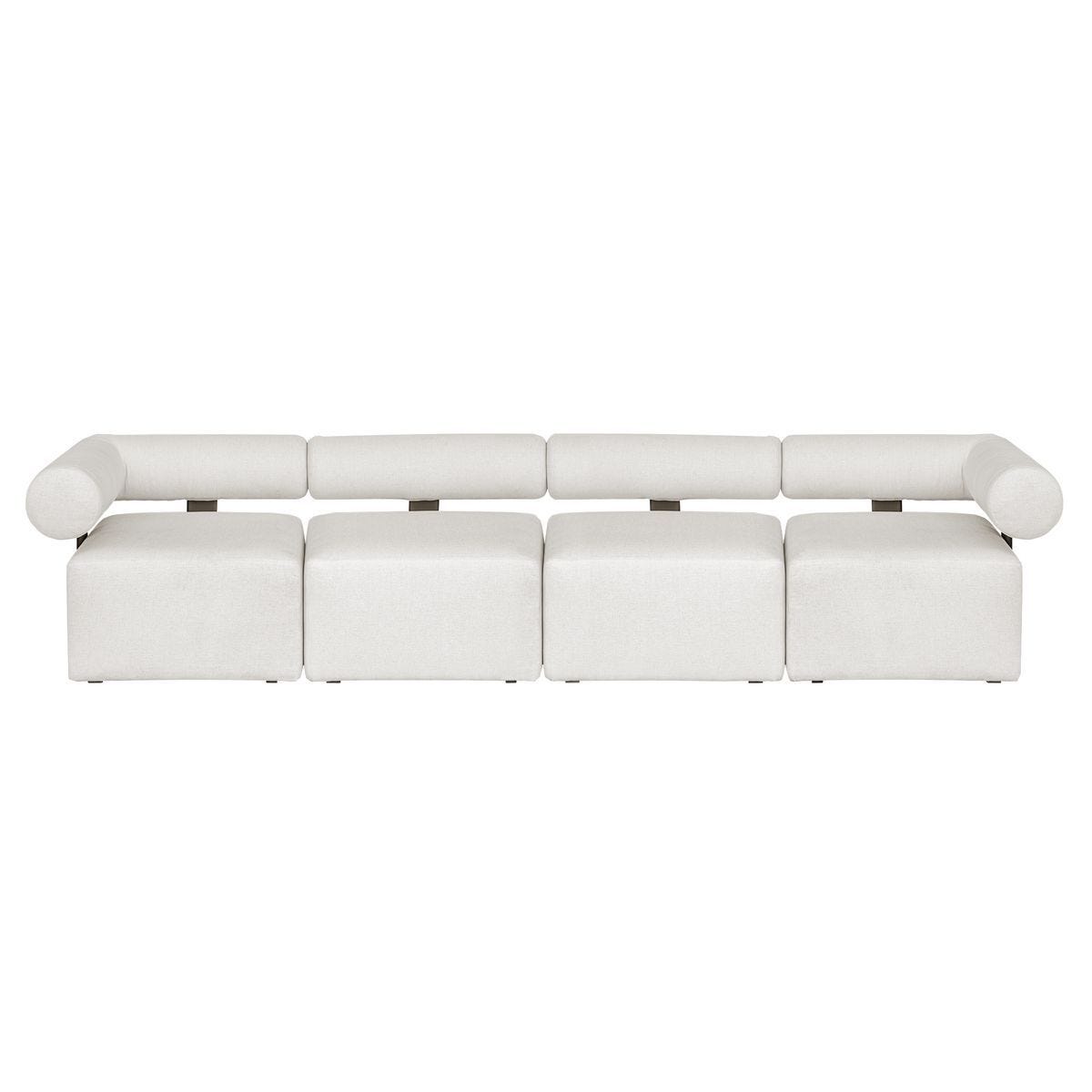 Bolster Back Outdoor Sofa, Armless by Uttermost