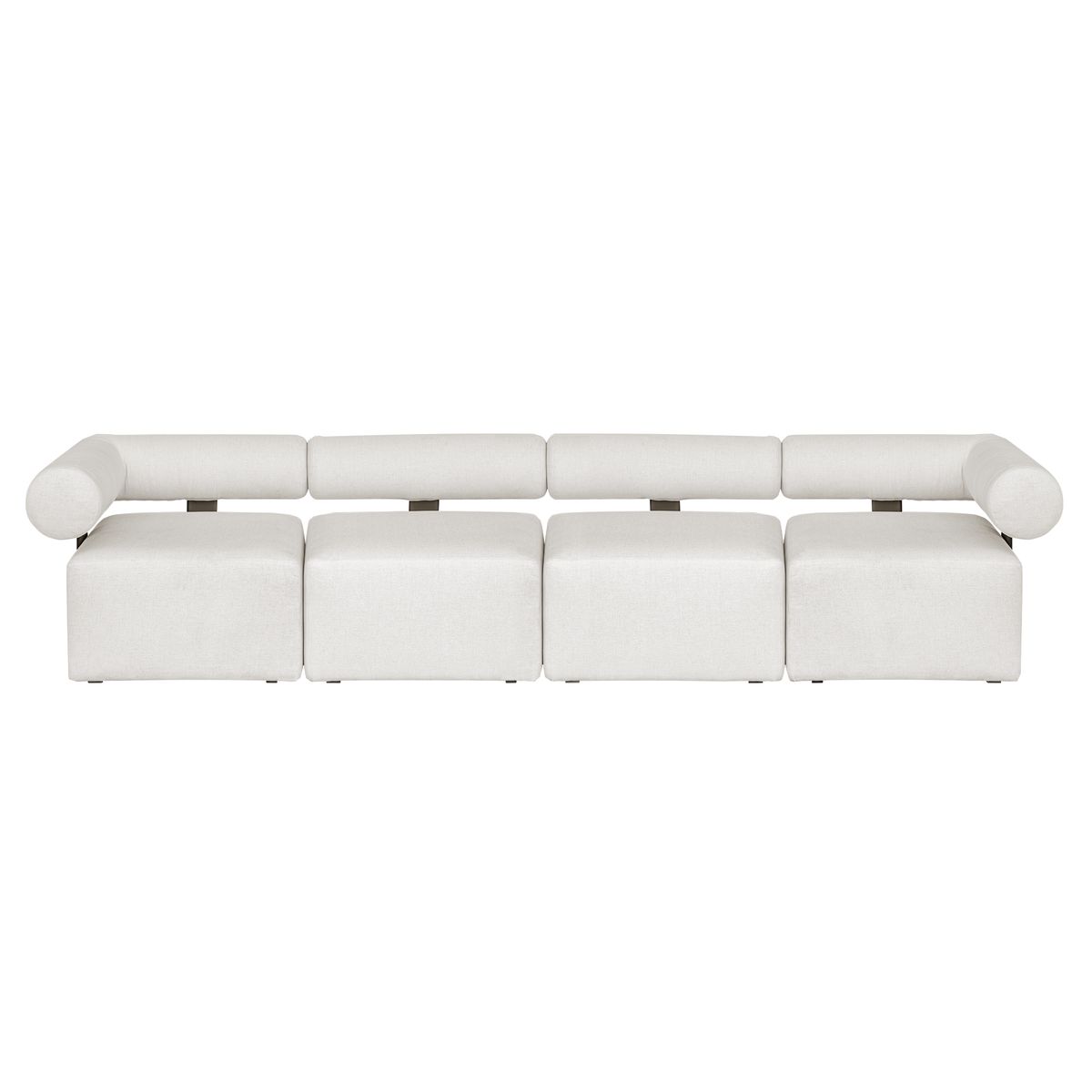 Bolster Back Outdoor Sofa, Armless