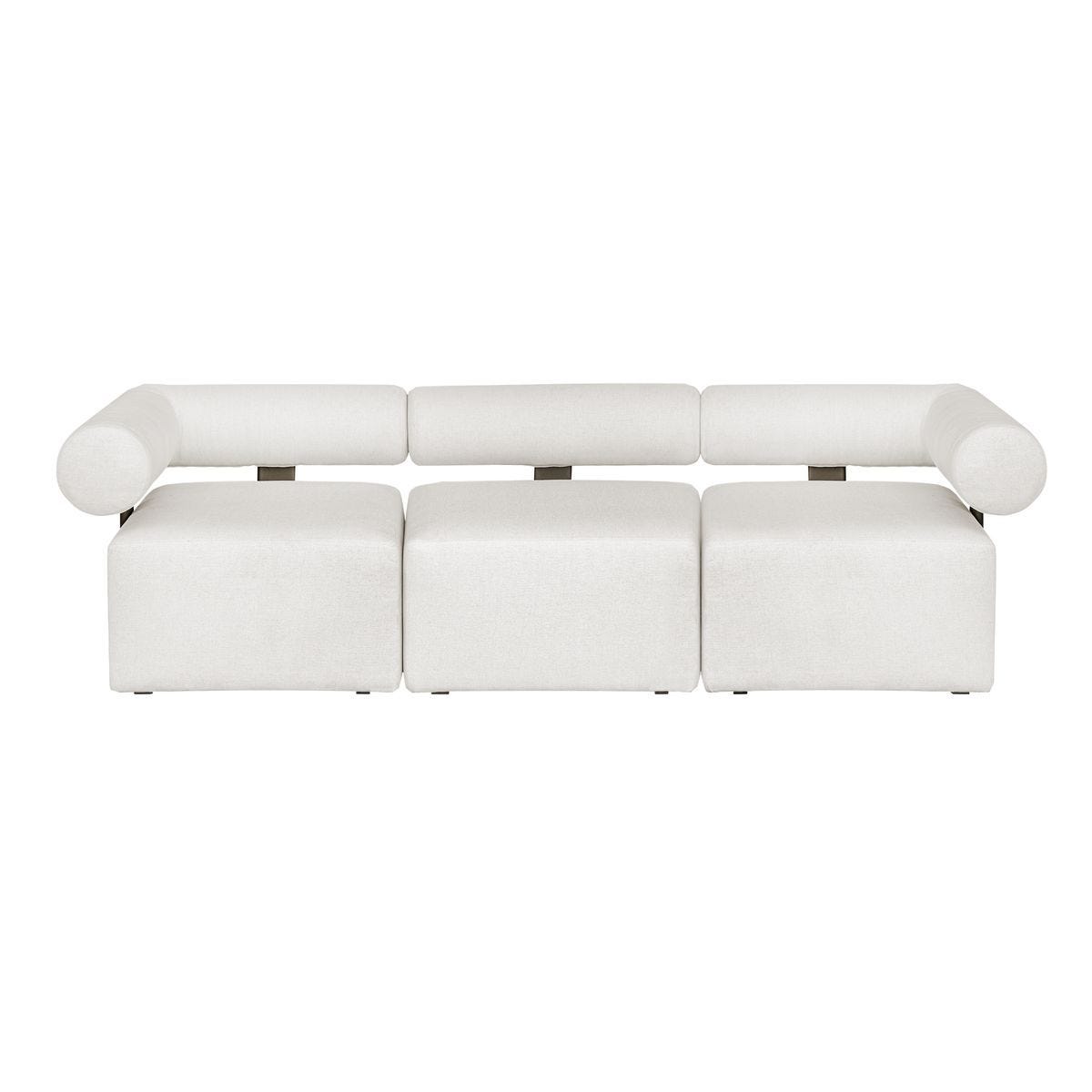 Bolster Back Outdoor Sofa, Armless by Uttermost