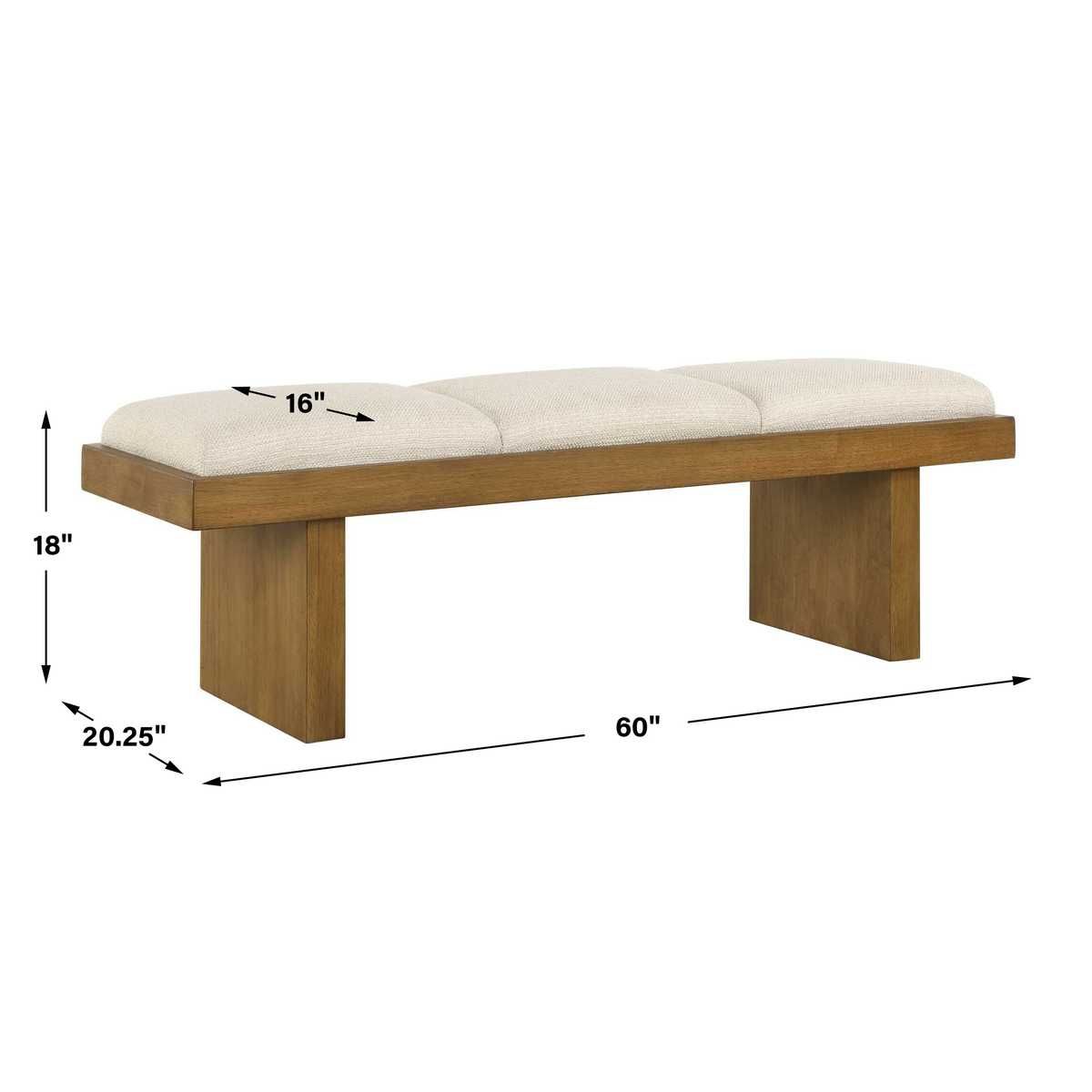 Haden Bench – Furniture by Uttermost | Sutter & Vale
