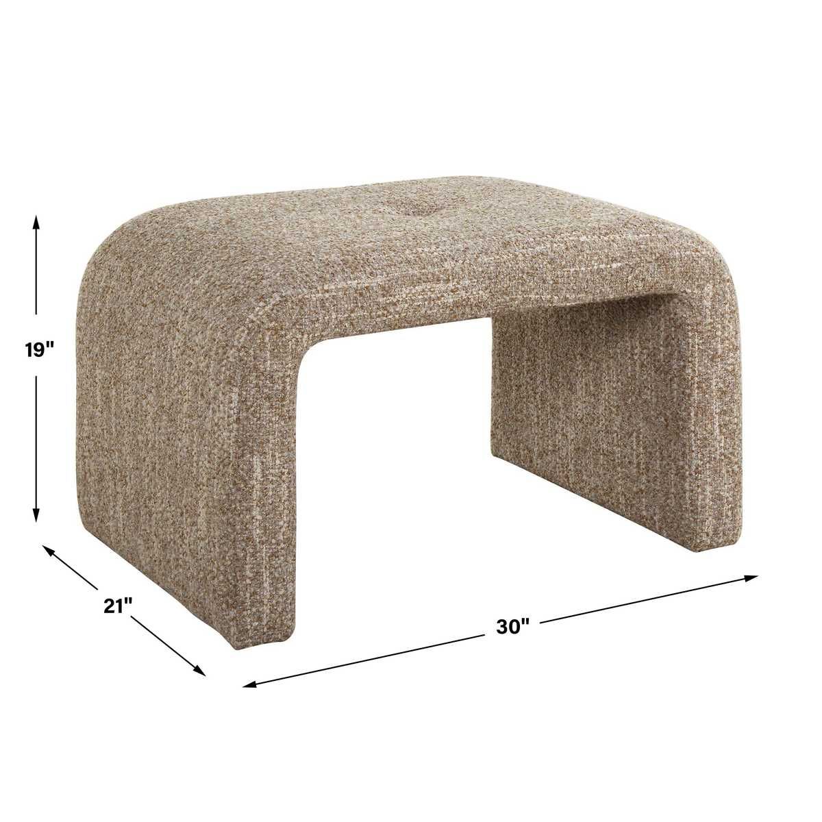 Leora Small Bench – Furniture by Uttermost | Sutter & Vale