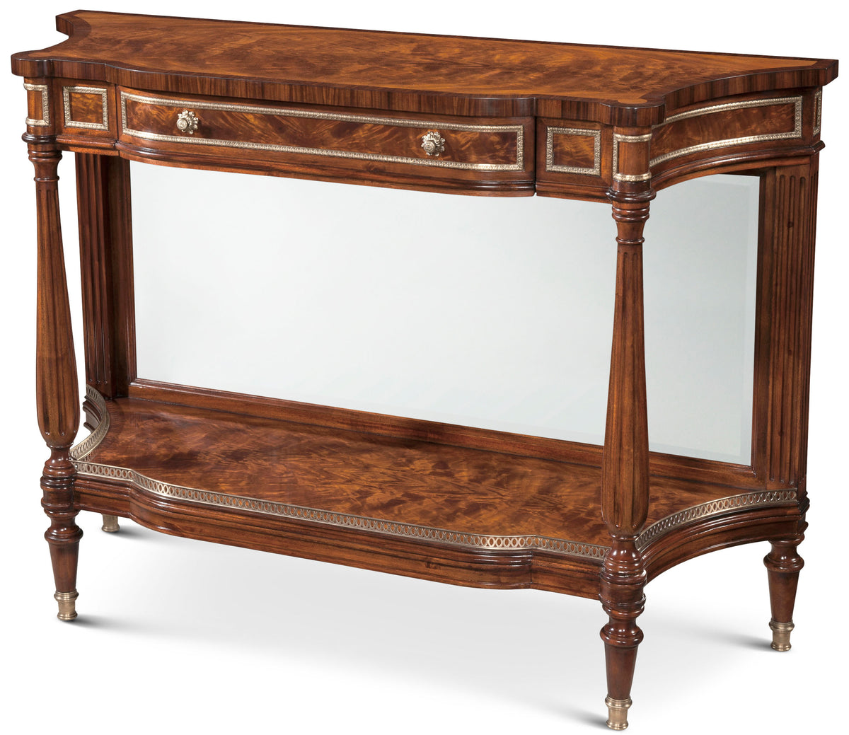 The Fine Mirror Back Console  Table | Theodore Alexander | Sutter & Vale