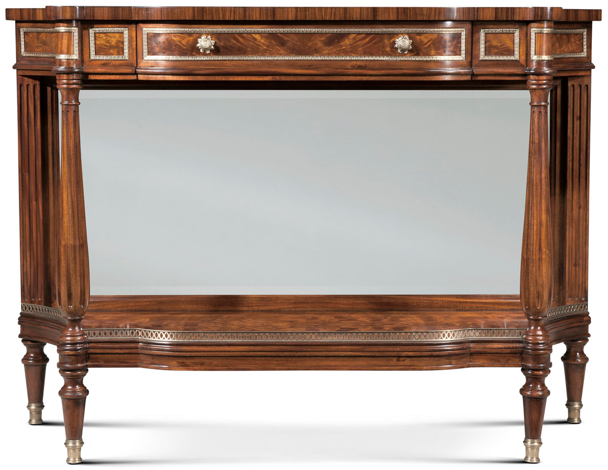 The Fine Mirror Back Console  Table | Theodore Alexander | Sutter & Vale