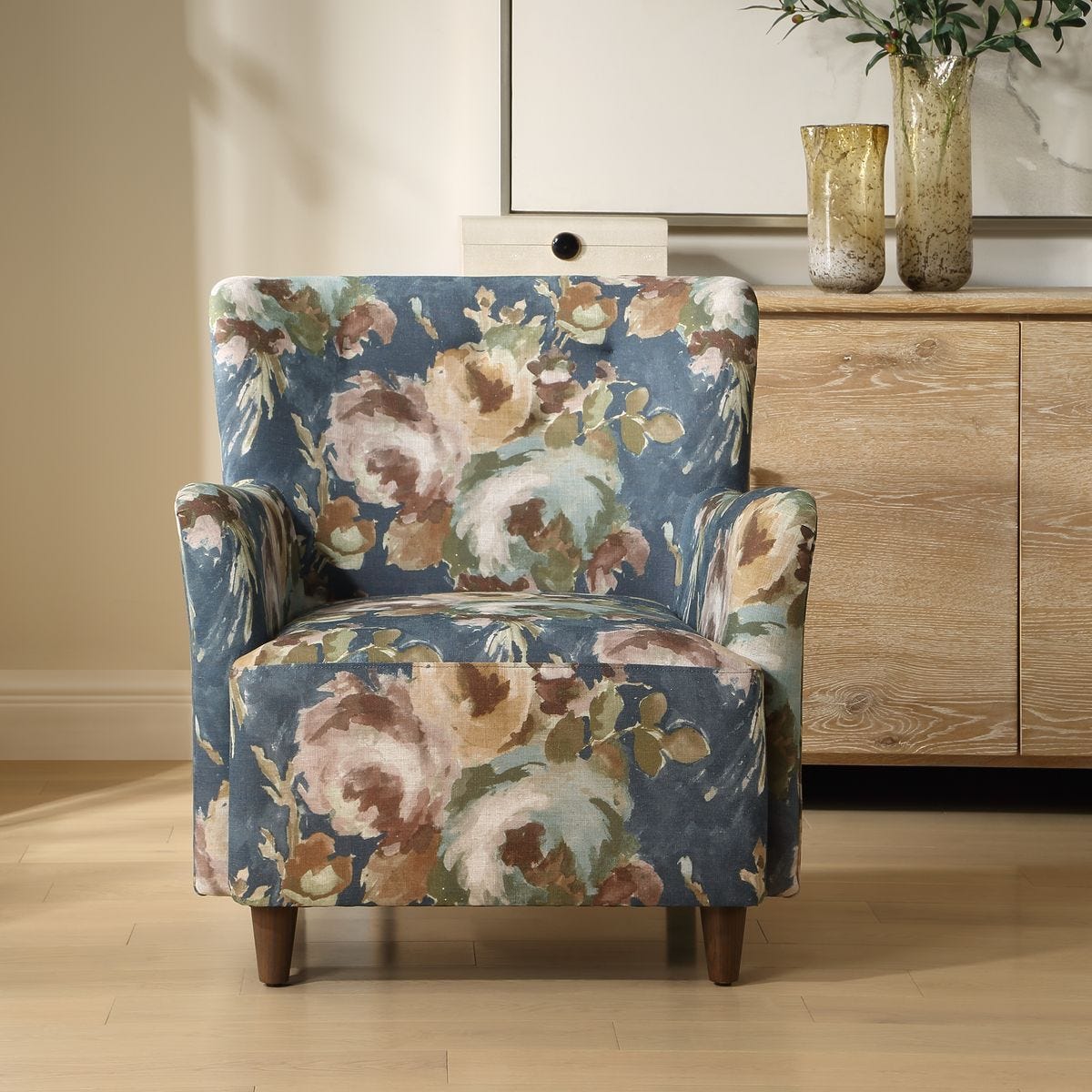 Lainey Armchair, Floral – Furniture by Uttermost | Sutter & Vale