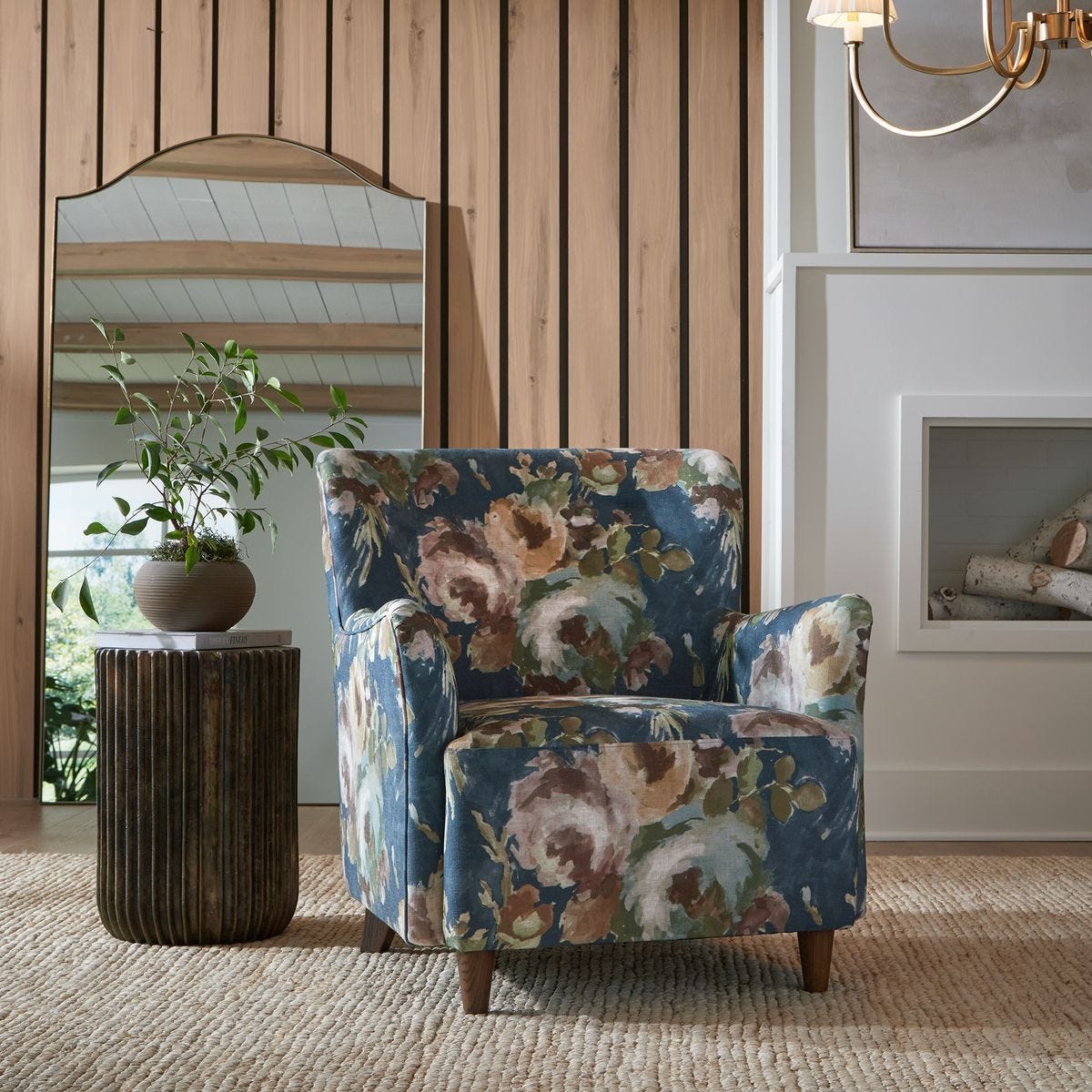 Lainey Armchair, Floral – Furniture by Uttermost | Sutter & Vale