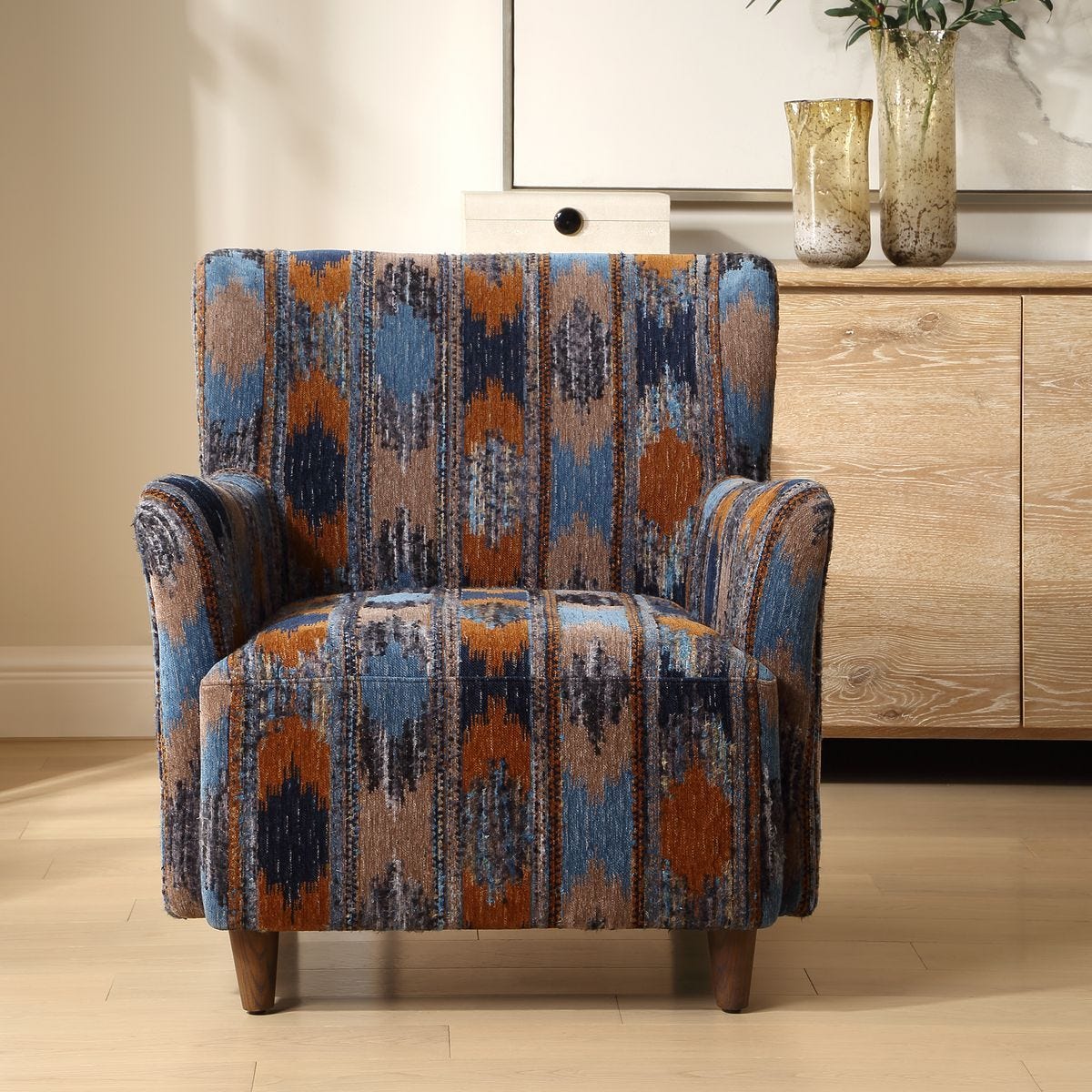 Lainey Armchair, Ikat – Furniture by Uttermost | Sutter & Vale