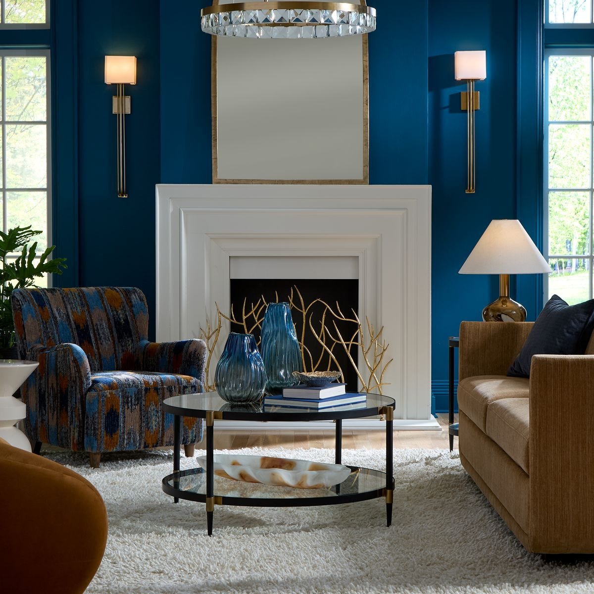 Lainey Armchair, Ikat – Furniture by Uttermost | Sutter & Vale