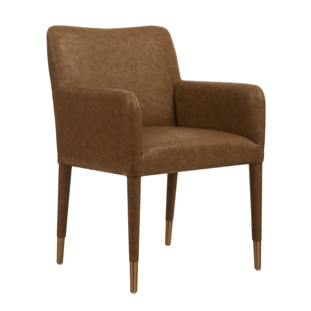 Conifer Dining Armchair, Camel – Furniture by Uttermost | Sutter & Vale