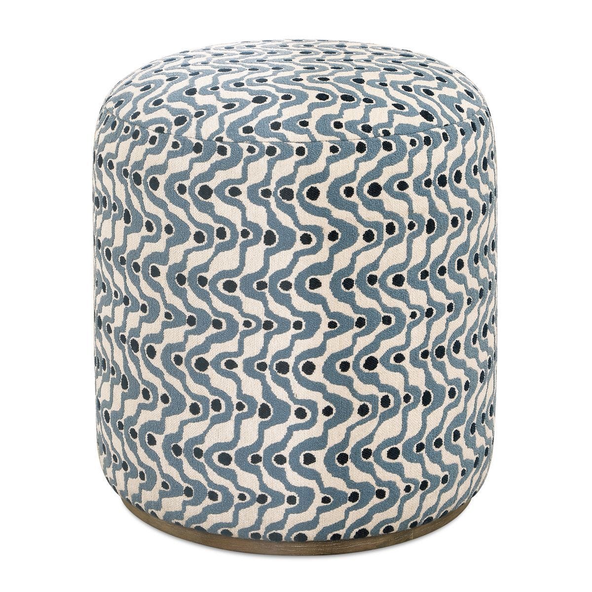 Cas Ottoman, Blue – Furniture by Uttermost | Sutter & Vale