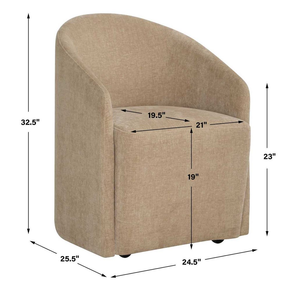 Harbor Dining Chair, Flax