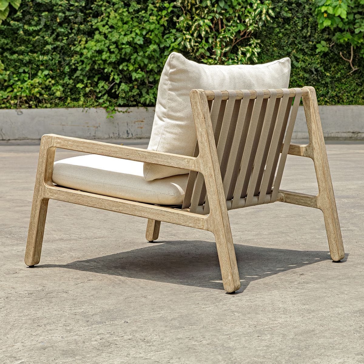 Strapped Outdoor Lounge Chair - 2 Cartons – Furniture by Uttermost | Sutter & Vale