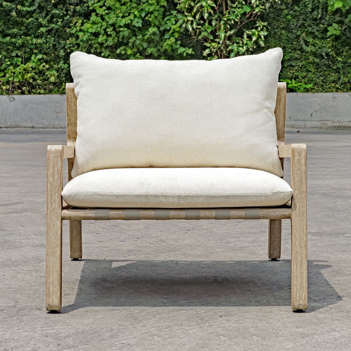 Strapped Outdoor Lounge Chair - 2 Cartons – Furniture by Uttermost | Sutter & Vale