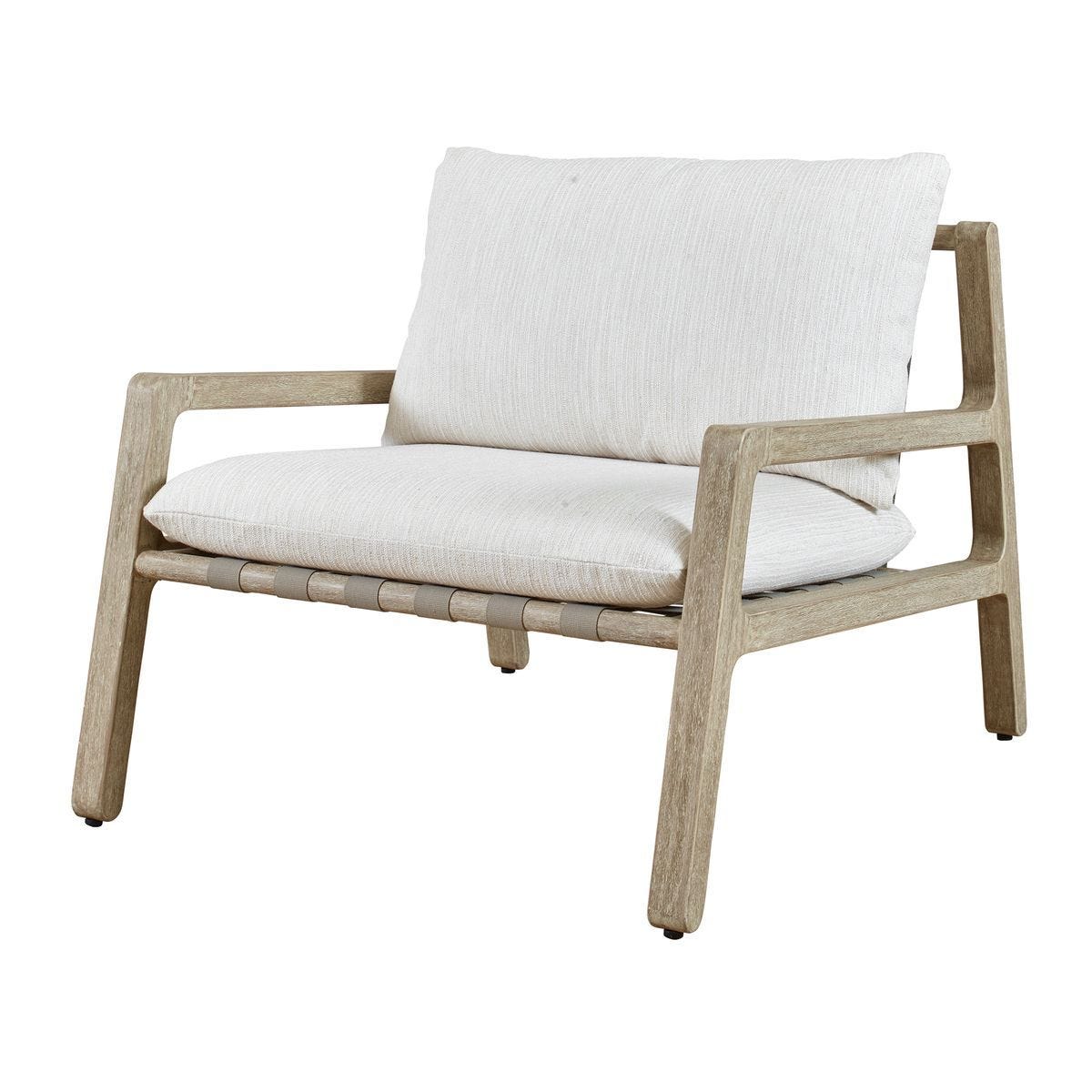 Strapped Outdoor Lounge Chair - 2 Cartons – Furniture by Uttermost | Sutter & Vale
