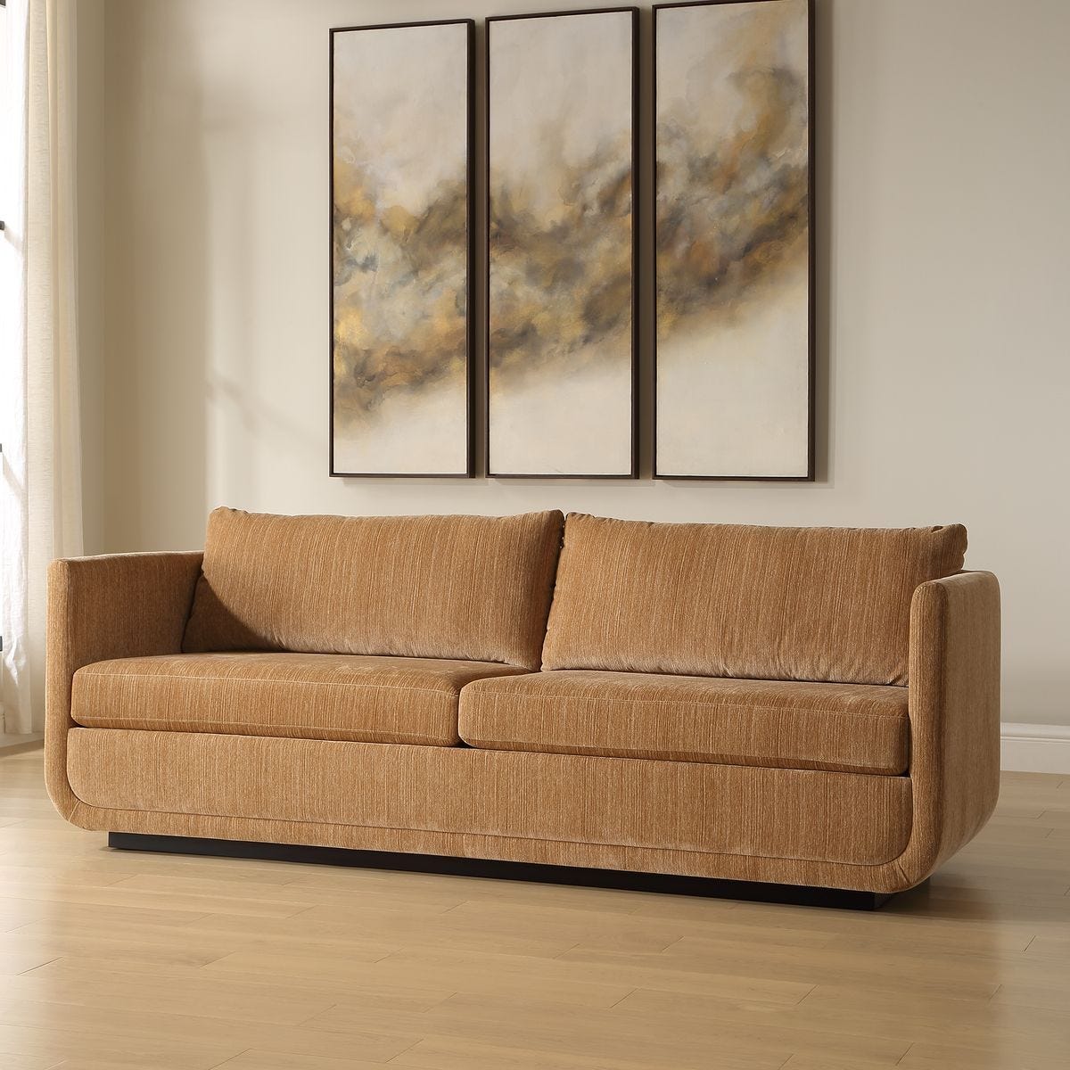 Abound Sofa, Ginger – Furniture by Uttermost | Sutter & Vale