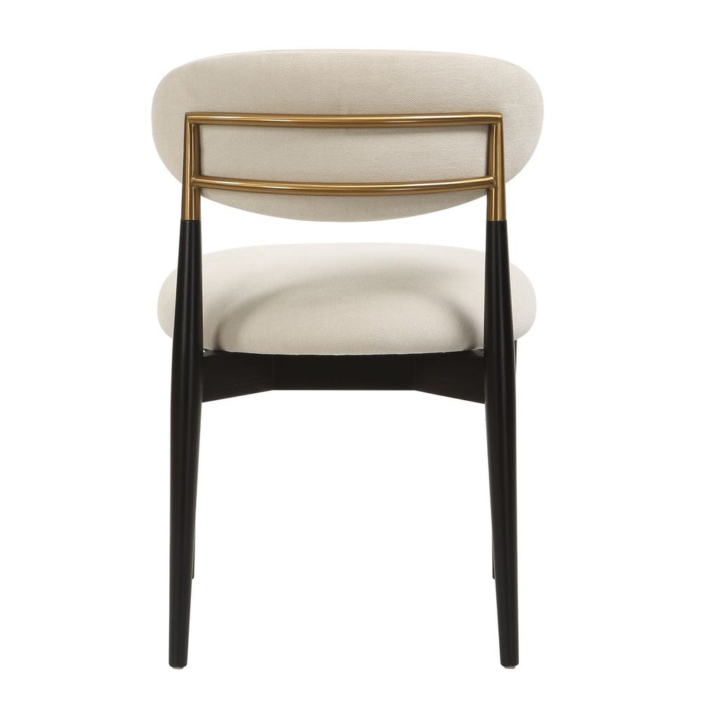 Moxie Armless Dining Chair, Black, 2 Per Box, Priced Each