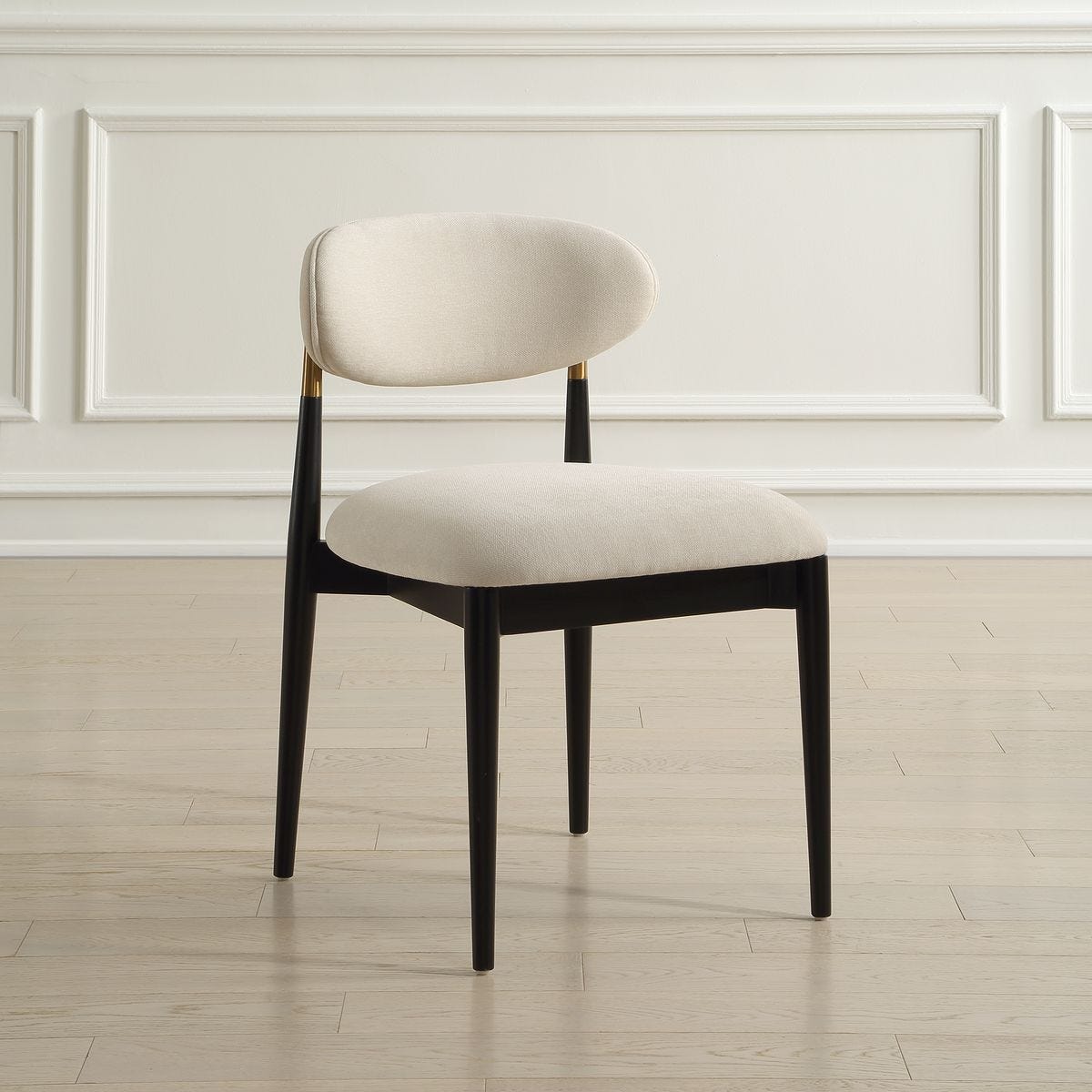 Moxie Armless Dining Chair, Black, 2 Per Box, Priced Each – Furniture by Uttermost | Sutter & Vale