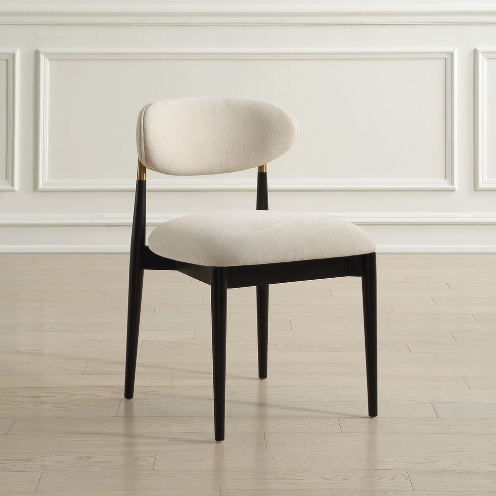 Moxie Armless Dining Chair, Black, 2 Per Box, Priced Each
