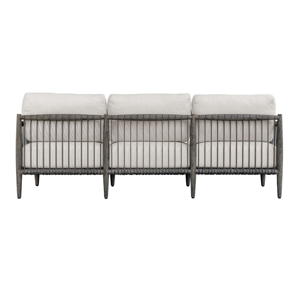 Borneo Outdoor Sofa, Oyster – Furniture by Uttermost | Sutter & Vale