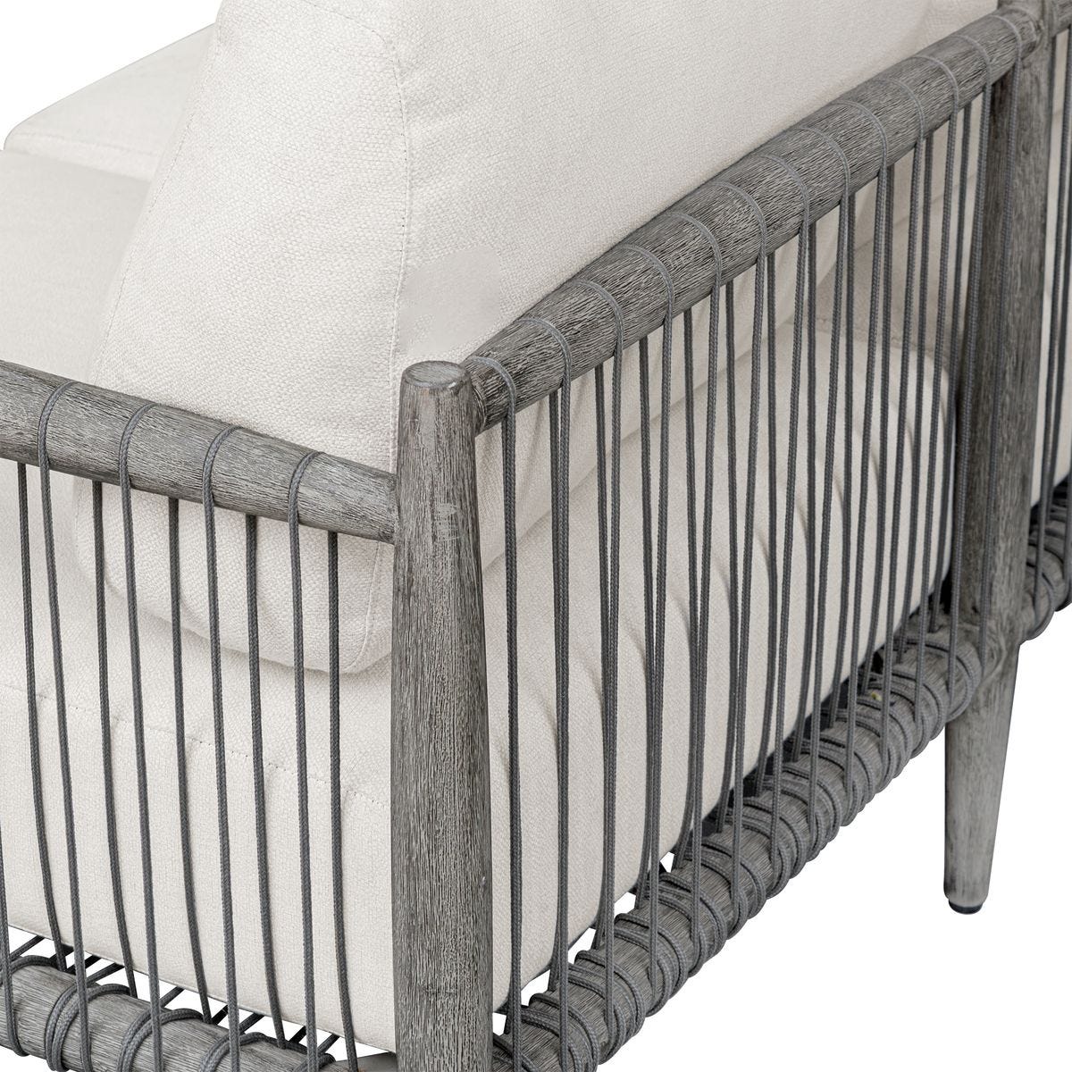 Borneo Outdoor Sofa, Oyster