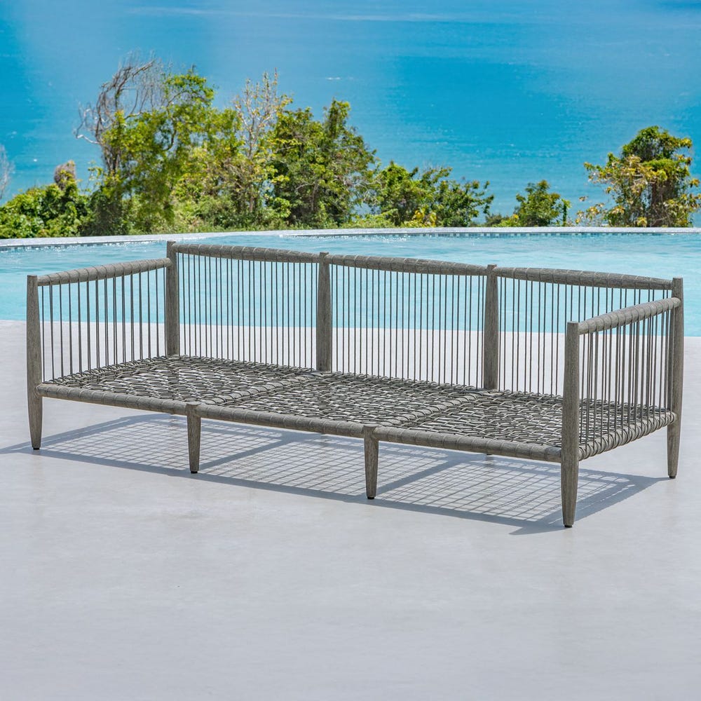 Borneo Outdoor Sofa, Oyster