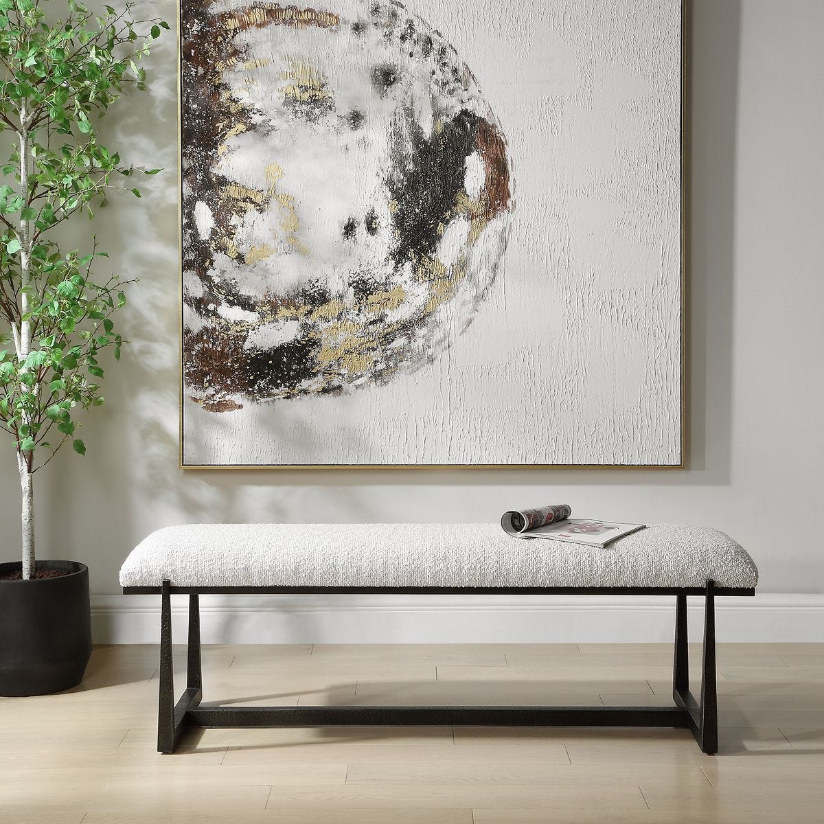 Midas Bench, Bronze – Furniture by Uttermost | Sutter & Vale