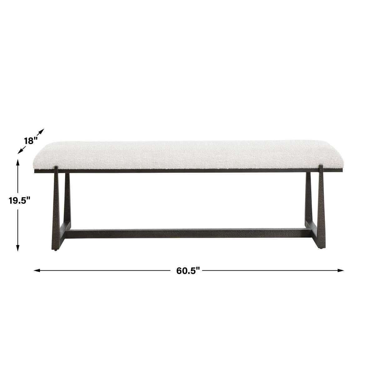 Midas Bench, Bronze – Furniture by Uttermost | Sutter & Vale