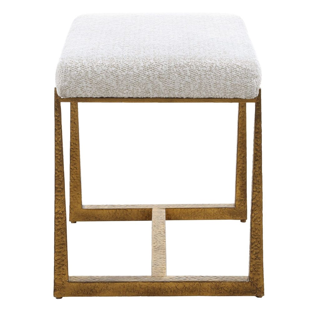 Midas Small Bench, Gold