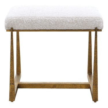 Midas Small Bench, Gold