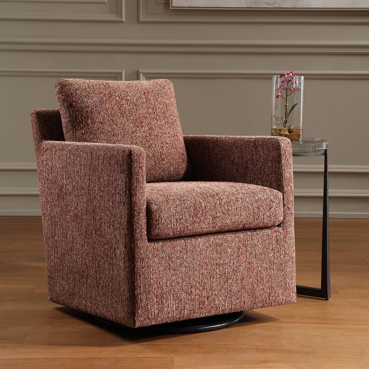 Tisdell Swivel/Glider, Canyon – Furniture by Uttermost | Sutter & Vale