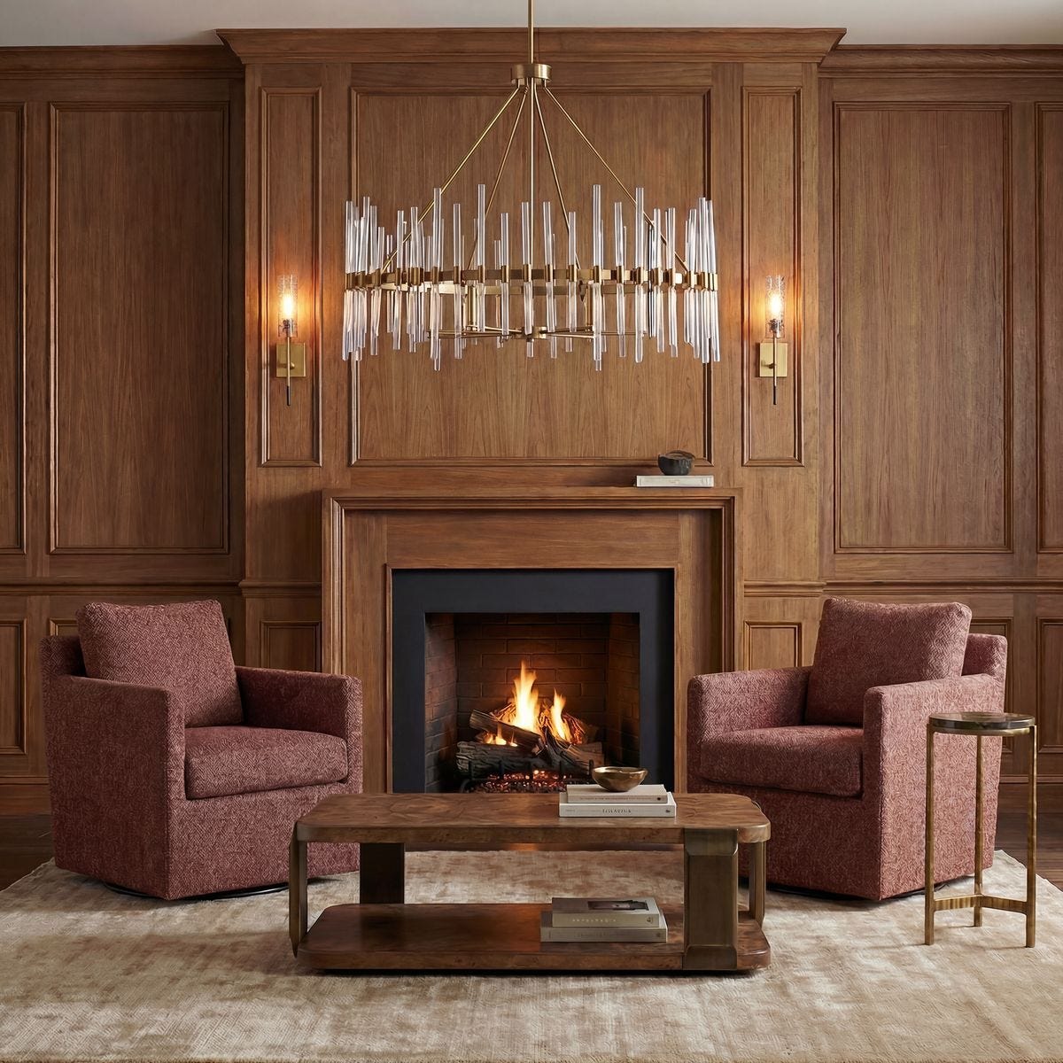 Tisdell Swivel/Glider, Canyon – Furniture by Uttermost | Sutter & Vale