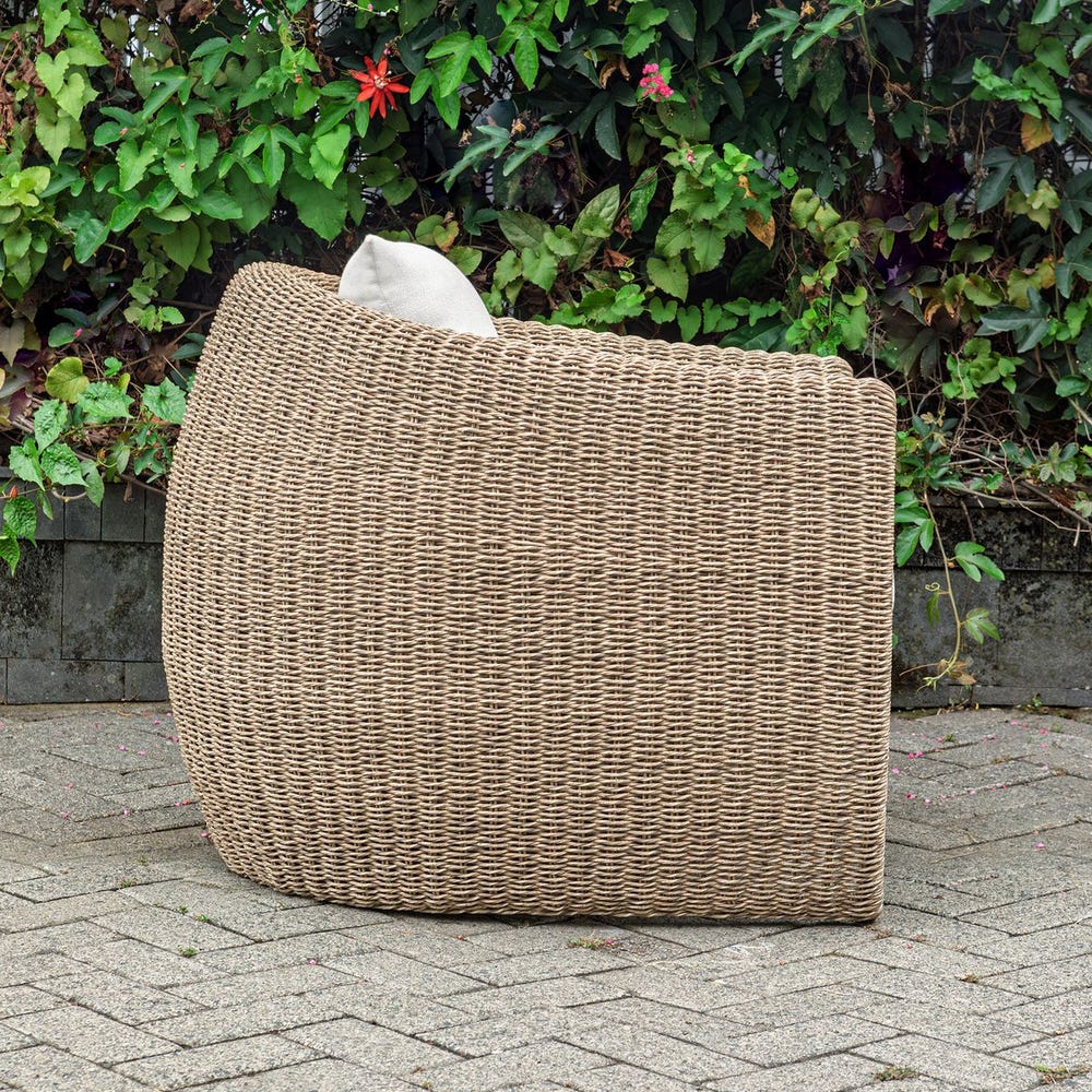 Tropic Outdoor Lounge Chair, Golden Flax