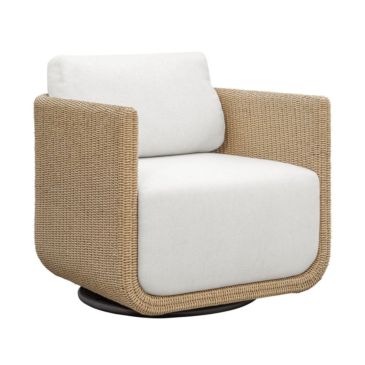 Santorini Outdoor Swivel Lounge Chair – Furniture by Uttermost | Sutter & Vale